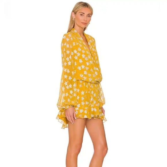 Rococo Sand Vega Yellow Estella dress size M BNWT - Picture 4 of 14